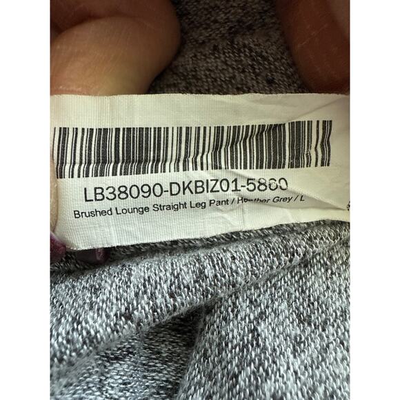 Quince Brushed Lounge Straight Leg Pants Heather Grey Size Large - Picture 11 of 11